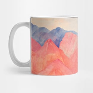 Rainbow Mountains Landscape Nature Mug